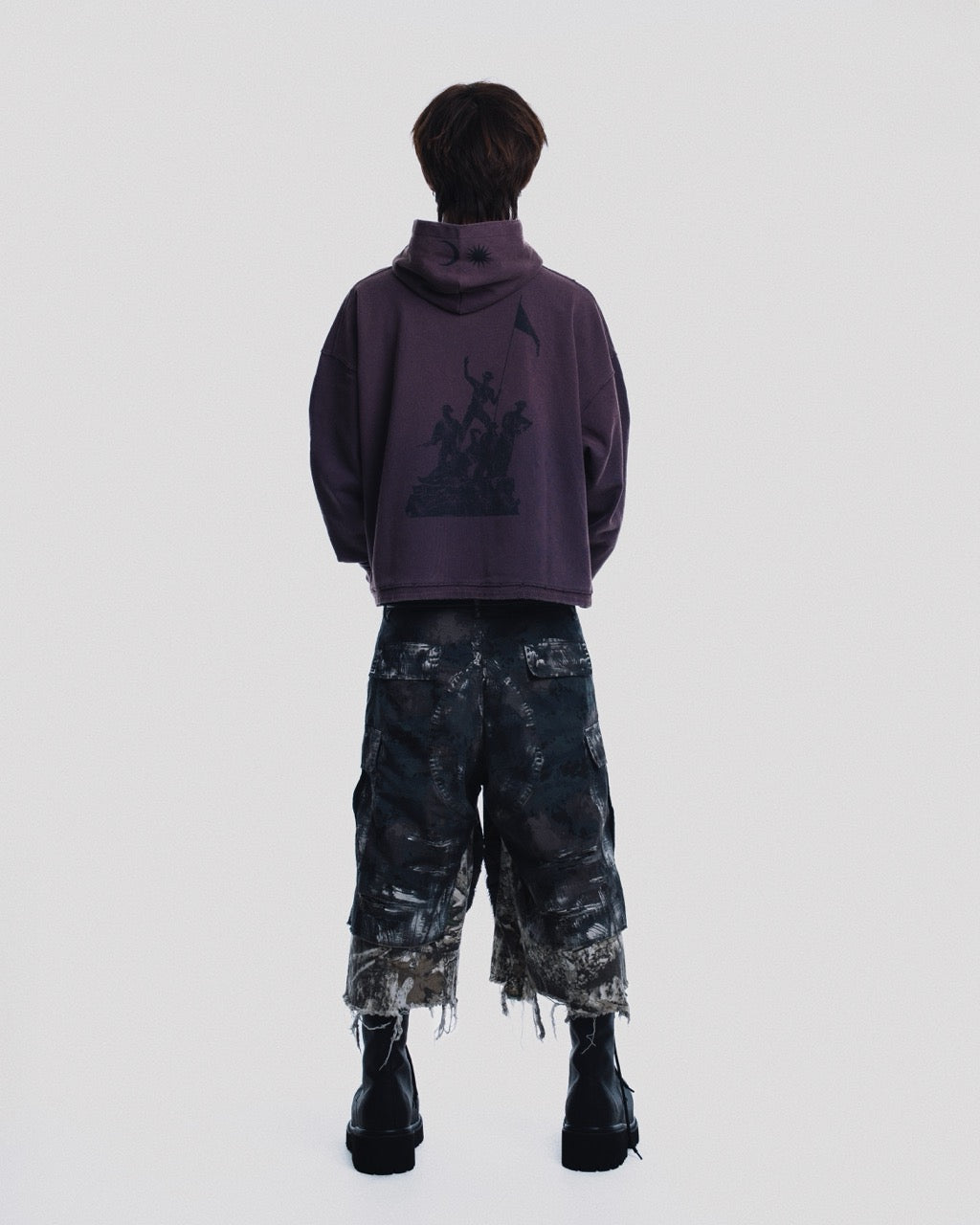 S.L.J WASHED PURPLE HOODIE