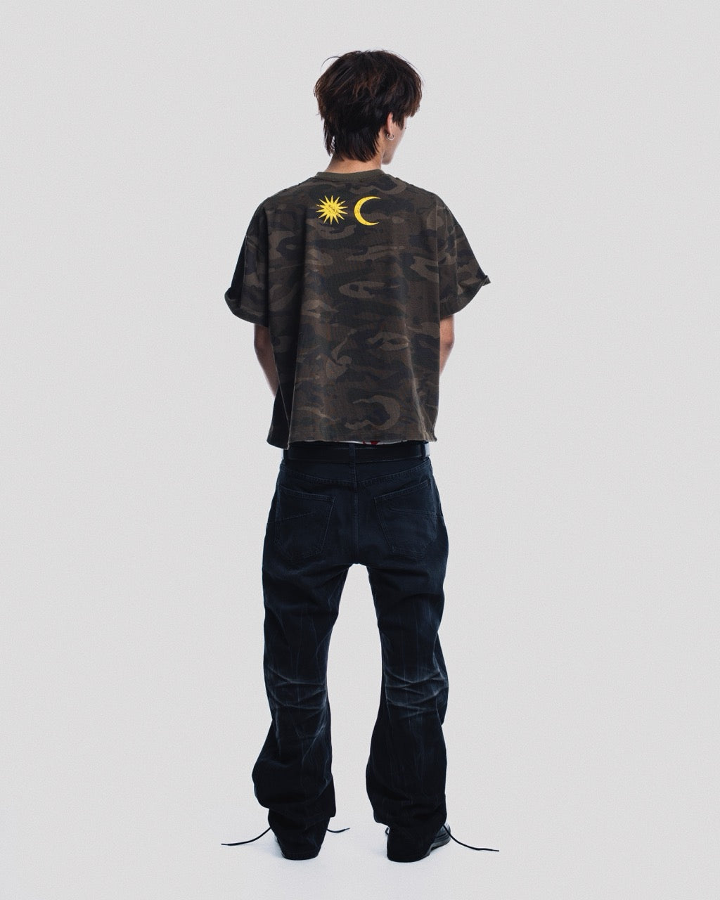 S.L.J WASHED CAMO TEE