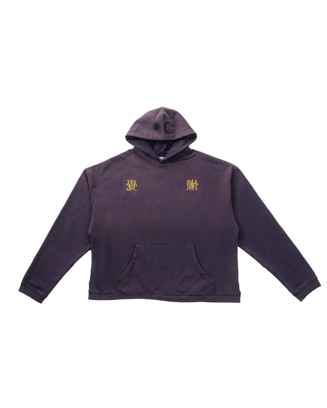 S.L.J WASHED PURPLE HOODIE