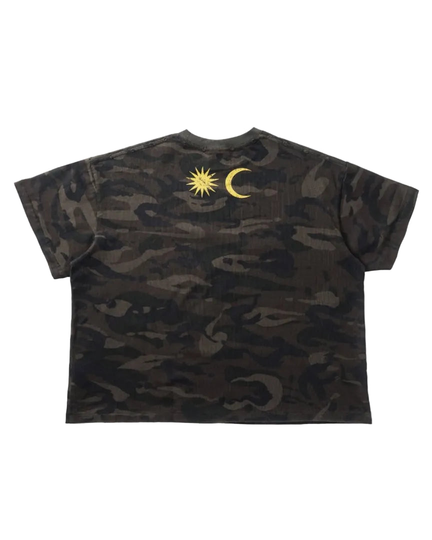 S.L.J WASHED CAMO TEE