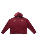 S.L.J WASHED WINE HOODIE