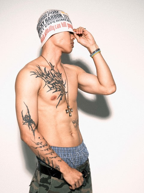 NEWSPAPER BEANIE